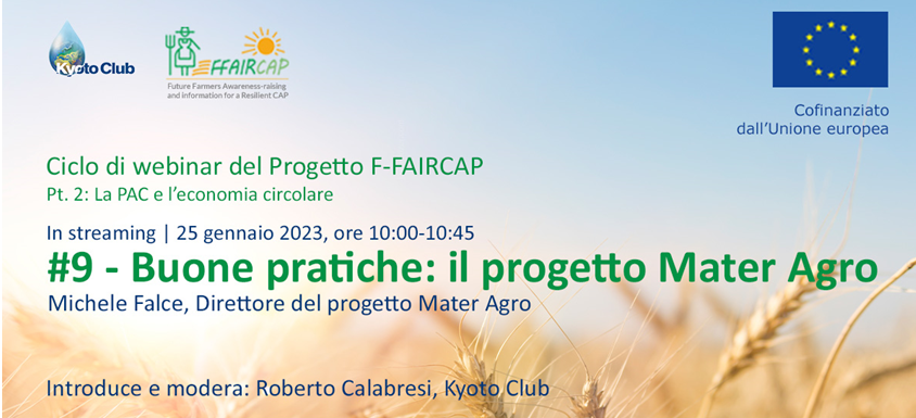 Il caso studio Mater Agro al webinar F-Faircap del Kyoto Club